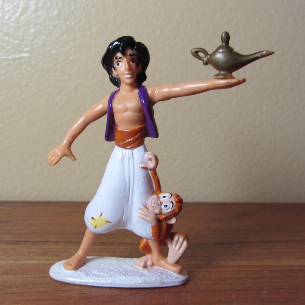 5 for $30 - vintage 1992 disney Aladdin figure mattel (W5751)